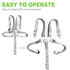 CeroDimo 5 Universal High Chair Straps Replacement, Baby Stroller Replacement Parts Point Harness for High Chairs