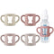 PandaEar 4 Pack Silicone Baby Bottle Handles with Dr Brown Narrow Baby