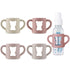 PandaEar 4 Pack Silicone Baby Bottle Handles with Dr Brown Narrow Baby