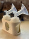Generic Breast Pump Bottle Holder Stand for Spectra and More, Ergonomic Hand-Held Design