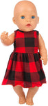 5 Sets 14-18 Inch 43cm 15 Inch Ecore Fun Baby Doll Clothes and Headbands Outfits Pjs Baby Doll Accessories for New Born