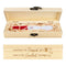 CHGCRAFT Wooden Pregnancy Test Gifts Box Pregnancy Test Keepsake Box Laser Engraving