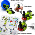 UMEELR Building Blocks - 12PCS Train Toys Surprise Eggs Sets, Easter Egg Train Building Blocks for Kids 2+