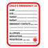 (8 Pack) Remarkable Infant I.C.E. (in Case of Emergency) Car Seat Sticker Safety Information - Child Emergency Contact