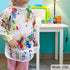 Toddler Art Smock & Baby Bib, Full Sleeve Waterproof Crafts Cover, Paint Apron for Kids 1-3 Years