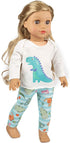Ecore Fun 18 Inch Doll Clothes Pajamas Tracksuit for 18 Inch Boy or Girl Doll - Birthday Reward Gift