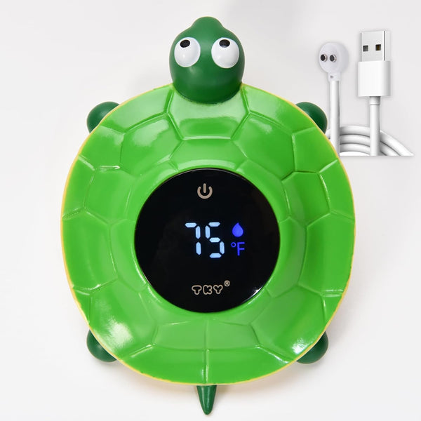 TKY Baby Bath Thermometer - Digital Floating Water Thermometer with LED Display &
