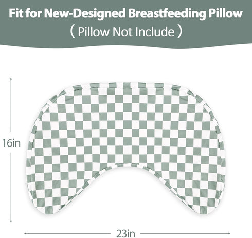 DILIMI Nursing Pillow Cover, Soft Stretchy Nursing Cover for New-Designed Breastfeeding Pillow, Removable Slipover
