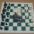 Vbestlife Tournament Chess Game Set, Complete International Chess Pieces, Black & White Chess Board Set (Large 77mm)