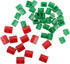 Hotel Game Replacement Pieces - Plastic Hotels & Houses Supplement, 10 Red and 30 Green Pieces