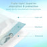 WOOWME 10 Packaged Pcs Disposable Bibs, Individually with Catcher and Leakproof Liner for Toddler Feeding, Baby Travel