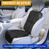 1 Pack, 600D EcoNour Car Seat Protector Waterproof Non-Slip Seat Mat with Extra Thick Padding & Mesh Storage Pocket