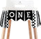 SULICRE Checkered High Chair Banner First Birthday Boy, Race Car 1st BD Decoration,
