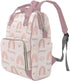 Cowcute Mommy Mommy Personalized Nursing Bags Baby Girl Diaper Bags, with Name Custom Nursing Baby Bags Rainbow Pink