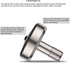 (4-7 DST-821 DjuiinoStar Premium Titanium Spinning Top: Lengthened Stem, Easy to Twirl, Decent Performance Minutes)