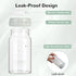 Free,4PCS (6oz,4 COMI Natural Glass Baby Bottle,Breastmilk Storage Bottle for Fridge,Wide Neck Breast Milk Container