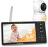 HelloBaby 5.5'' HD Video Baby Monitor with 1080P Camera | No WiFi, Hack-Proof