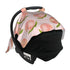 Schgap Peach Car Seat Covers Canopy for Baby Soft Stroller Cover Nursing Cover Breastfeeding Baby Carrier Cover
