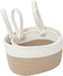 YAHUAN Cotton Hanging Basket for Organizing Hanging Wall Basket With Handle for Wall Decor Bedroom Car Seat Back