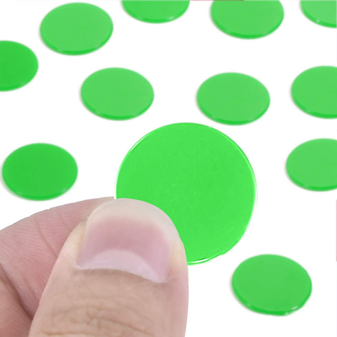 Coopay 1-1/5 inch Plastic Learning Counters Disks, Bingo Chip Counting Discs for Math Practice and Poker Chips, 200