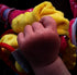 Baby Sensory Closed Ribbon Tag Lovey Blanket with Minky Dot Fabric, 14”X18” (Firefighter) - Teething & Security