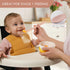 6-Piece Silicone Feeding Spoons for Baby and Infant, Soft-Tip Training Spoon, Dishwasher Safe Utensils