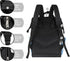 Hsnar Backpack Refreshing Daisy Flowers Waterproof Diaper Bag Large Capacity Baby Bag with Stroller Straps