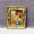 3Pcs 1:12 Mini Miniature Gold Frame Art Wall Picture, Oil Painting Home Decor