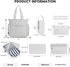 SONARIN 7pcs Set,Large Multifunctional Diaper Bag Tote Travel Baby Nappy Changing Bag Shoulder Handbag Maternity Bag