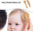 Set Grooming Kit with Soft Wool Scalp Brush and Comb for Newborns and Gentle Hair Care Bath and Massage Tool