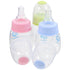 Set 9 Pack 4Oz Kisangel Mini Infant Feeding Bottles Plastic Baby Bottles with Soft Nipples Leak-Proof Design