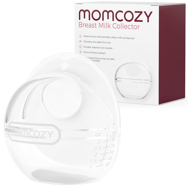 Momcozy Breast Milk Collector, Milk Collectors for Breastfeeding, Reusable Breast Milk Shells,