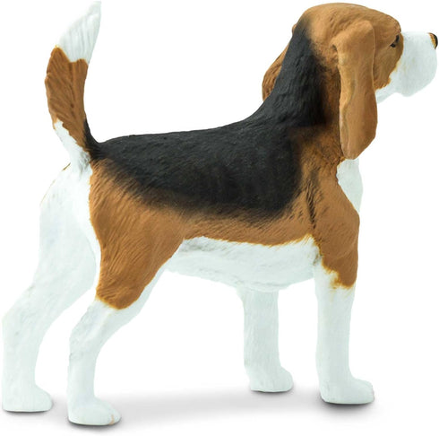 2.5" 3+ Safari Ltd. Beagle Figurine - Detailed Plastic Model Figure - Fun Educational Play Toy for Boys, Girls & Kids