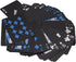 SFALCI 1pc Waterproof Plastic Poker Playing Cards PET Table Games Halloween/Thanksgiving Day (Blue x Silver)