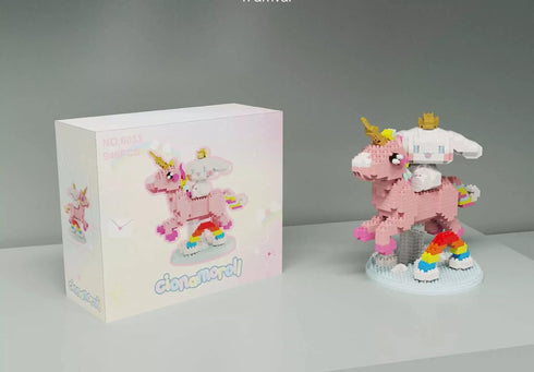 Mini Building Blocks, Micro Blocks, White Puppy 6033, 949 Pieces, Best Gifts for 15 Years Old and Up
