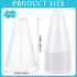 Woanger 12 Pieces Cheer Megaphone, Plastic Noisemaker for Party Favors and Sports Events