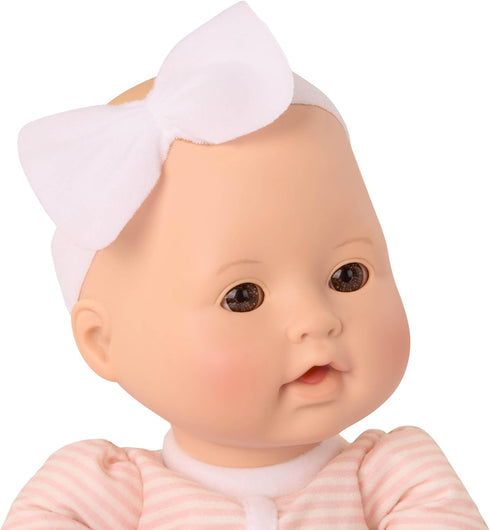 Baby Sweetheart by Battat Bath Time 12-inch Soft-Body Newborn Baby Doll with Easy-to-Read Story Book and Baby Doll Accessories
