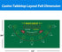 36" 72" GSE Games & Sports Expert x Double-Sided Casino Layout Felt, Las Vegas Style Tabletop Mat for Parties, Home