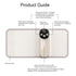 SPYMINNPOO 11 Settings 2.56 3.15in Bottle Warmer, Cordless Milk Warmer Temperature Digital Display Portable Breastmilk