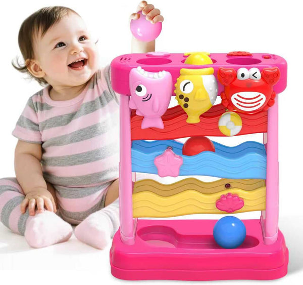 Musical Toys for 1 2 3 Years Old Toddlers Girls, Interactive Feeding