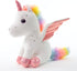 8" Unicorn Stuffed Animal - Cute Plush Toy Gift for 3-8 Years Old Girls, Soft Birthday Present for Baby, Toddler, Kids, Decor (White)