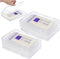 Tressify 12 Clear Breast Milk Freezer Storage Trays, Space-Saving 7.5 X 5.1 X