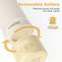 2025 17oz AI Portable Baby Bottle Warmer for Travel Cordless Milk Warmer with Detachable Battery, USB Rechargeable