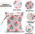 DHKG 2 12x10 Inch, PCS Tulip Travel Laundry Bags Waterproof Reusable Wet Bag with Handle,Wet Dry Bag for Swimsuit