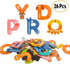 JCREN Jumbo Magnetic Letters Animals Alphabet Toys, Fridge Magnets Stick Large ABC Alphabet Uppercase Toy Set for