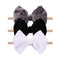YanJie Handmade Velvet Hairband - Stretchy Nylon Headbands & Baby Bows for Girls, 4.5 Black-Velvet, 3 Count