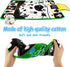 Inbeby Tummy 3-in-1, Tummy Set 0 3 6 12 Time Mirror & Play Mat & Pillow High Contrast Black and White Baby Toys