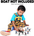 ArtCreativity Pirate Action Figures Playset, Set of 8 Plastic Pirates Figures in Assorted Poses, Toys for Kids