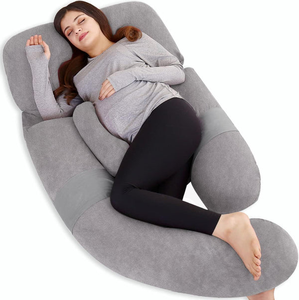 AS AWESLINGDetachable Maternity Pillow for Pregnant Women | 60in Pregnancy Pillows for