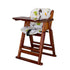 Belt(2 High Chair Pad, Ancho Grey Background Sheep Pattern Highchair/seat Cushion Protective Film Breathable Pad